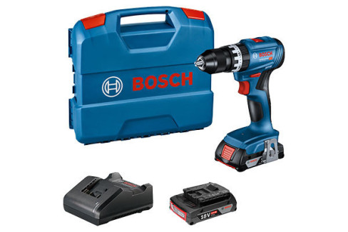 TALADRO PER. BOSCH S/ESC. GSBV 18V-45 2X2AH