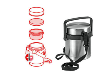 FIAMBRERA-TERMO INOXIDABLE CAMPUS SUPERTHERM 1 LT. 899464