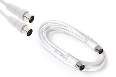 PROLONGACION TV 2,5 MT M-H BLANCA  470702