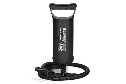 INFLADOR DE MANO 2X700CC 30 CM 3 ADAPTORES BESTWAY