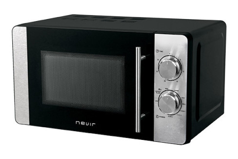 T-MICROONDAS INOX C/GRILL NEVIR 20LTS. INTERIOR ACERO 6235