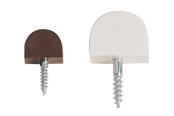 SOPORTE VITRINA PLASTICO GRANDE MARRON