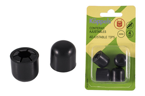 CONTERA AJUSTABLE NEGRA (B/4 UDS.) KOP F3002N 22-25