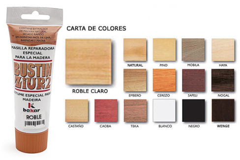 TUBO MASILLA ZIUR 120 G. ROBLE CLARO