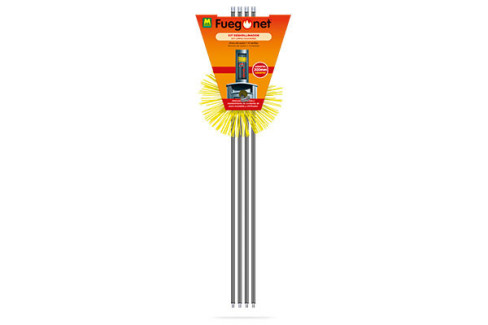 KIT DESHOLLINADOR 4 VARILLAS (1,40) 1 ERIZO NYLON 200 MM 231545
