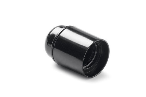 PORTALAMPARAS LISO FAMATEL E-27 NEGRO 161