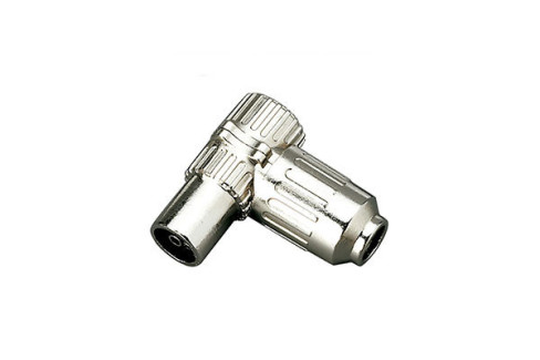 CONECTOR ACODADO METALICO BLISTER HEMBRA