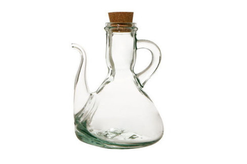 VINAGRERA ACEITERA ALCUZA CRISTAL T/CORCHO 1/4 L