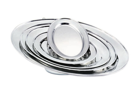 BANDEJA OVAL INOXIDABLE 124 ENEIDE 40 CM