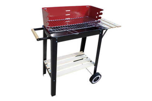 BARBACOA CARBON CON RUEDAS 50X26  473488