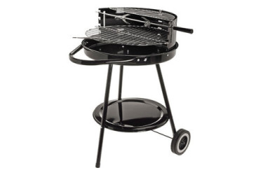 BARBACOA CARBON C/RUEDAS 40X45X70 CM REDONDA X85