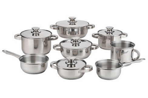 BATERIA COCINA INDUCCION ENEIDE 8 PZAS. INOXIDABLE
