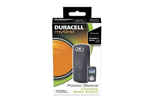 ACCESORIO MYGRID DURACELL BLACKBERRY PEARL POWER SLEEVE