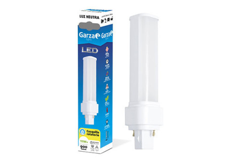 BOMBILLA LED GARZA 2PIN G24D 4000K 11W