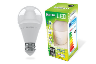 BOMBILLA LED STANDAR E-27 4000K BRIXO 15W 1250L