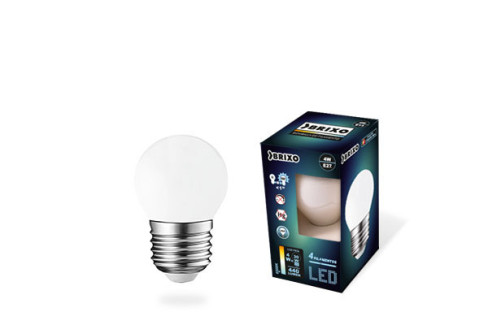 BOMBILLA LED 4 FILAMENTOS ESFERICA BRIXO E27 4W 6500K 440L  801215