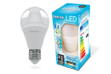 BOMBILLA LED STANDAR E-27 6500K BRIXO 12W 1055L