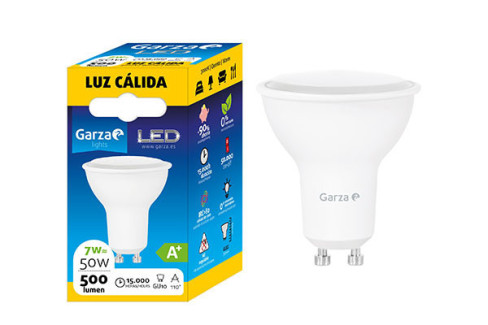 BOMBILLA LED GARZA GU10 3000K 5W