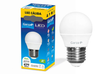 BOMBILLA LED GARZA ESFERICA E27 3000K 6W