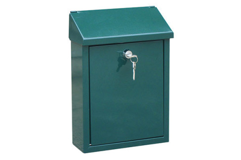BUZON JARDIN METALICO POPULAR 300X21X7 VERDE  048015