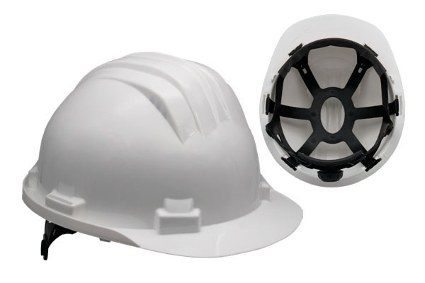 CASCO CONSTRUCCION 5-RG C/RUEDA BLANCO CLIMAX