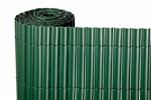 CAÑIZO PLASTICO MEDIA CARA VERDE 1 X 5M  472572