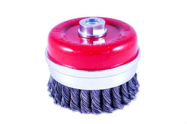 CEPILLO INDUSTRIAL PUA ACERO TRENZADO TAZA BRIXO 100MM  472153