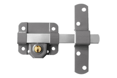 CERROJO PINTADO 160/50 MM LLAVE INT/EXT BRIXO 301-L 80  800526