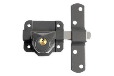 CERROJO PINTADO 135 MM LLAVE INTERIOR BRIXO 301 L-80  800528