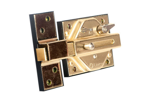 CERROJO LINCE 7930-R ANTIBUMPING LATONADO