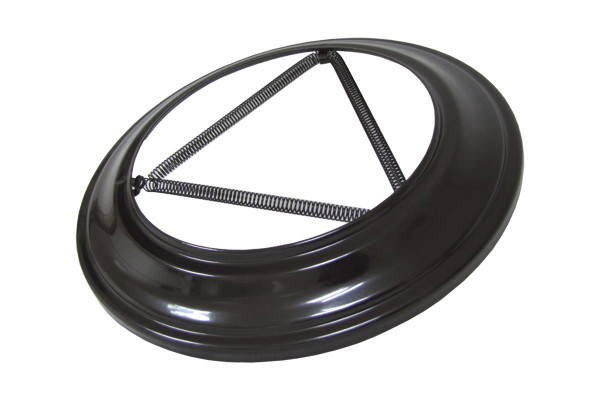 EMBELLECEDOR TECHO ARO VITRIF NEGRO 120 MM