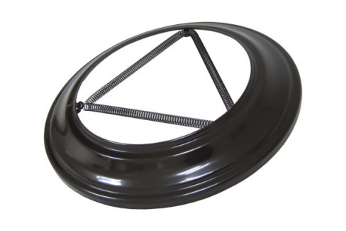 EMBELLECEDOR TECHO ARO VITRIF NEGRO 120 MM