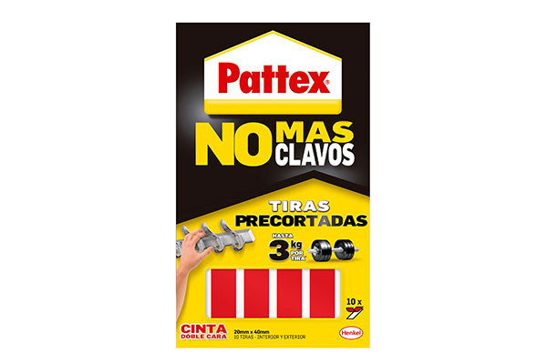 PATTEX NMC CINTA DOBLE CARA BL 10 TIRAS PREC.