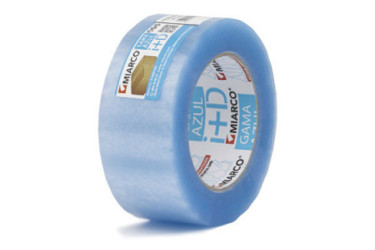 PRECINTO PACK AZUL TRANSPARENTE 132X48 MM