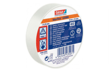CINTA AISLANTE TESA 10X19 BLANCA  472254