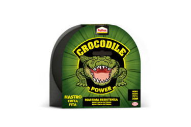 PATTEX CROCODILE CINTA 20 MTS. NEGRA