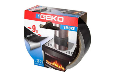 CINTA ADHESIVA ALUMINIO NEGRA REFRACTARIA 40MM X 9M SMOKE 230/96