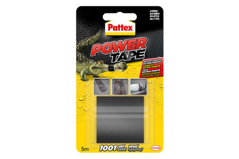 PATTEX POWER TAPE BL 50X5 M. NEGRO