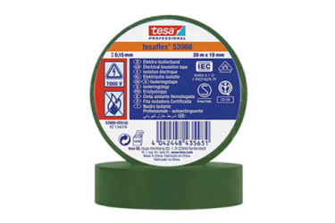 CINTA AISLANTE TESA 20X19 VERDE