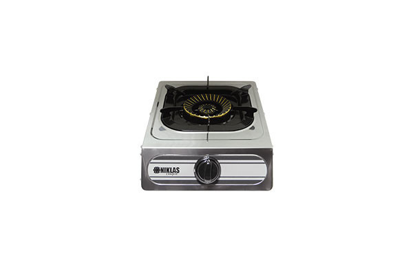 COCINA GAS INDUSTRIAL PANEL INOXIDABLE NIKLAS 1 FUEGO  800017