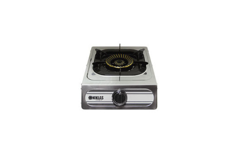 COCINA GAS INDUSTRIAL PANEL INOXIDABLE NIKLAS 1 FUEGO  800017