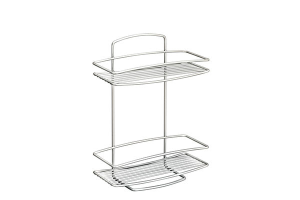 SERIE ONDA: ESTANTE BAÑO 2 PISOS  460002 26X11X35  223119