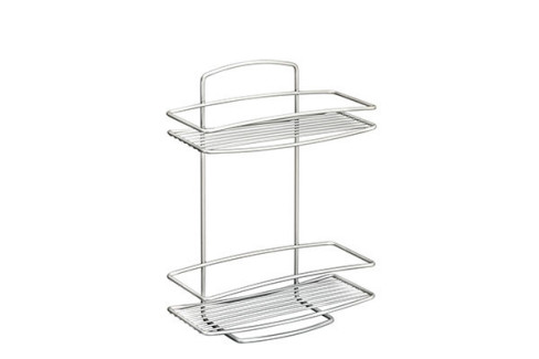 SERIE ONDA: ESTANTE BAÑO 2 PISOS  460002 26X11X35  223119