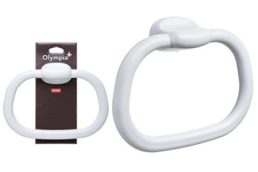 ARO TOALLERO OLYMPIA BLANCO25 cm. TATAY 6630001