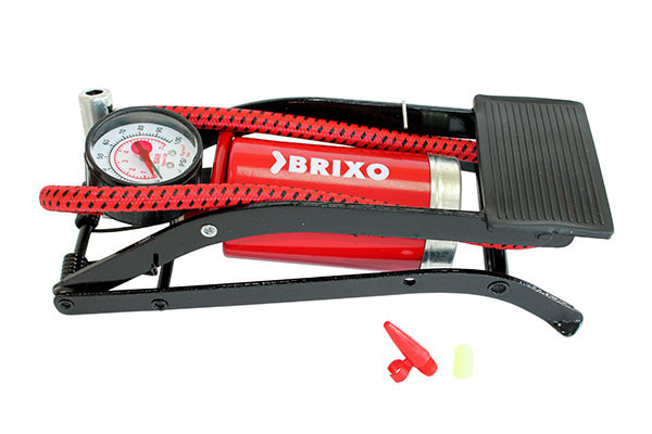 BOMBA INFLADO 1 CILINDRO PIE CON MANANOMETRO  800203