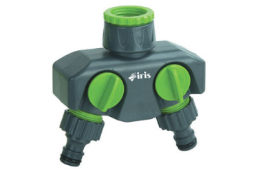 278035 DERIVACION GRIFO JARDIN 2 VIAS 3/4 BRIXO