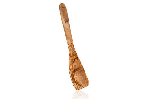 ESPATULA CURVADA MADERA 30 CM OLIVO LINE