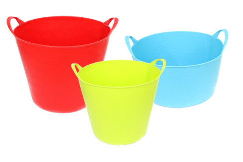 CAPAZO COLORES REDONDO FLEXIBLE BASKET 26 LTS 34X30