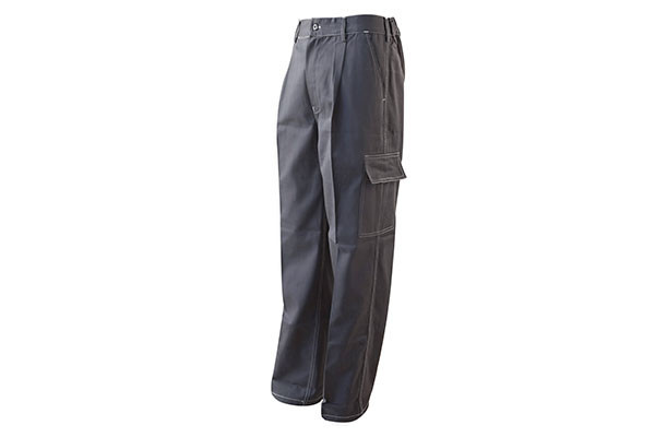 PANTALON ELASTICO GRIS MULTIBOLSILLOS T-46