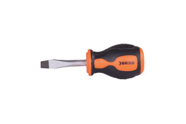 107135 DESTORNILLADOR CORTO PLANO 6.5X45 MM BRIXO